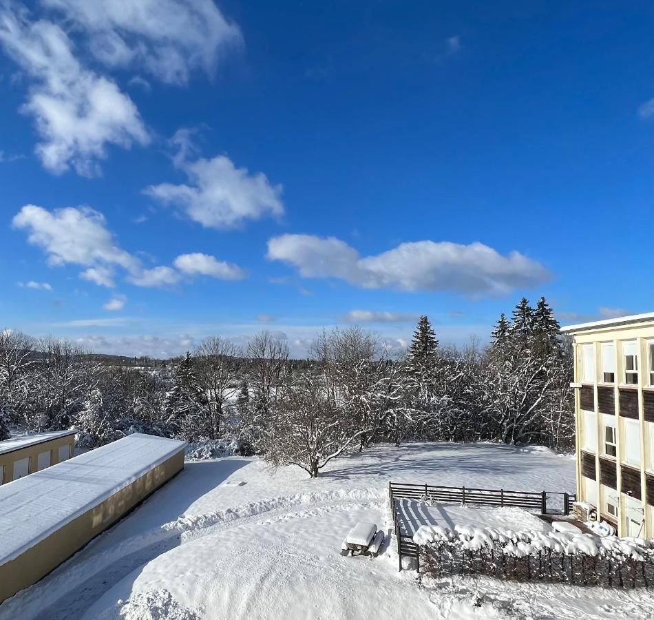 Appartement Appart. lumineux pour 4pers. avec piscine chauffée à Saint-Laurent-du-Jura Extérieur photo